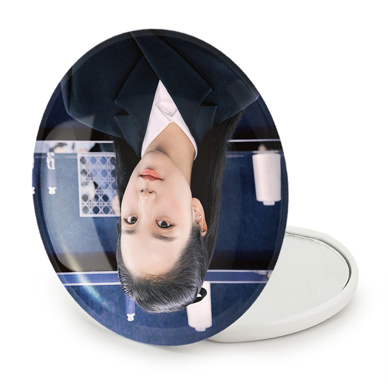 آینه جیبی خندالو طرح جیسو گروه بلک پینک Black Pink مدل تاشو کد 16760