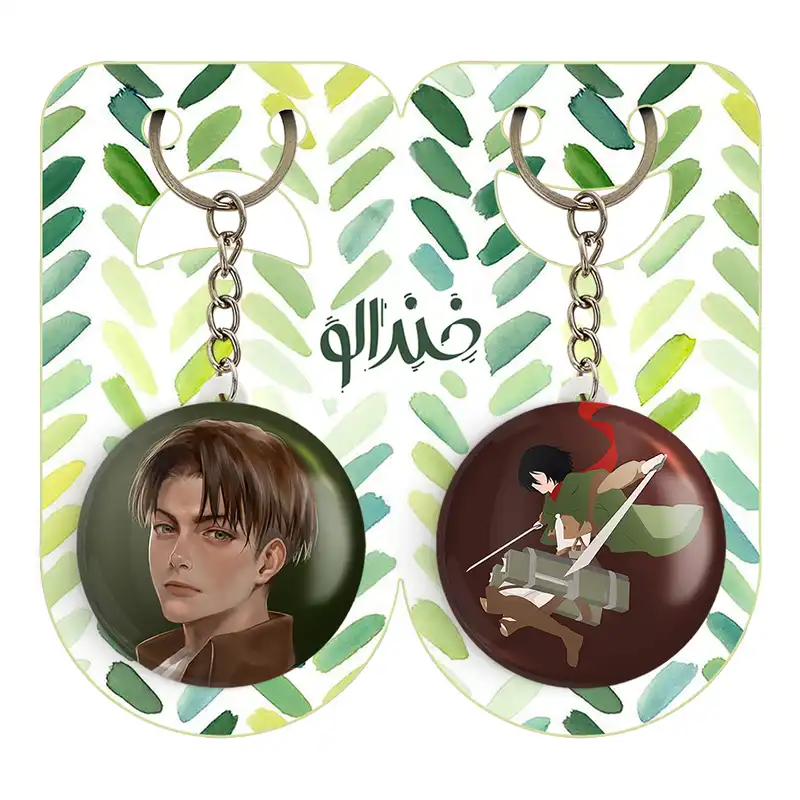 جاکلیدی خندالو مدل لیوای انیمه اوماروچان کد 1851018512 مجموعه 2 عددی