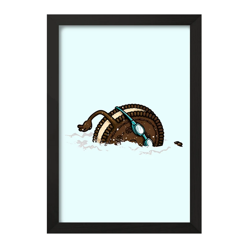 تابلو خندالو مدل بیسکویت شناگر کد F10604