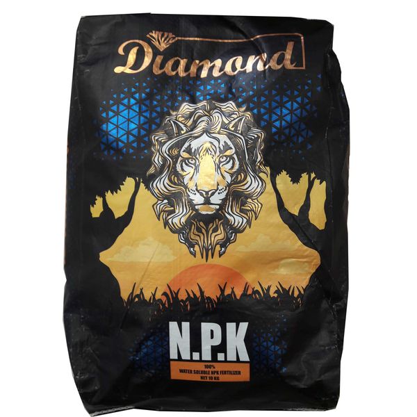کود نیتروژن فسفر پتاسیم دایموند مدل NPK 20-20-20 وزن 10 کیلوگرم