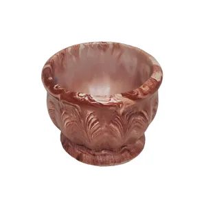 گلدان سنگی طرح رگه دار کد R-207