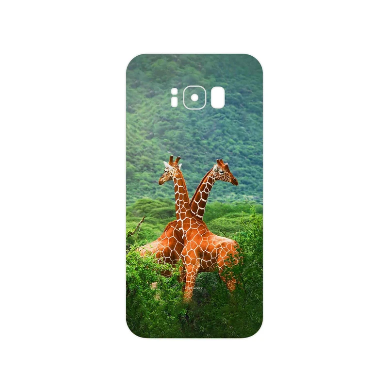 برچسب پوششی ماهوت مدل Giraffe مناسب برای گوشی موبایل سامسونگ Galaxy S8 Plus
