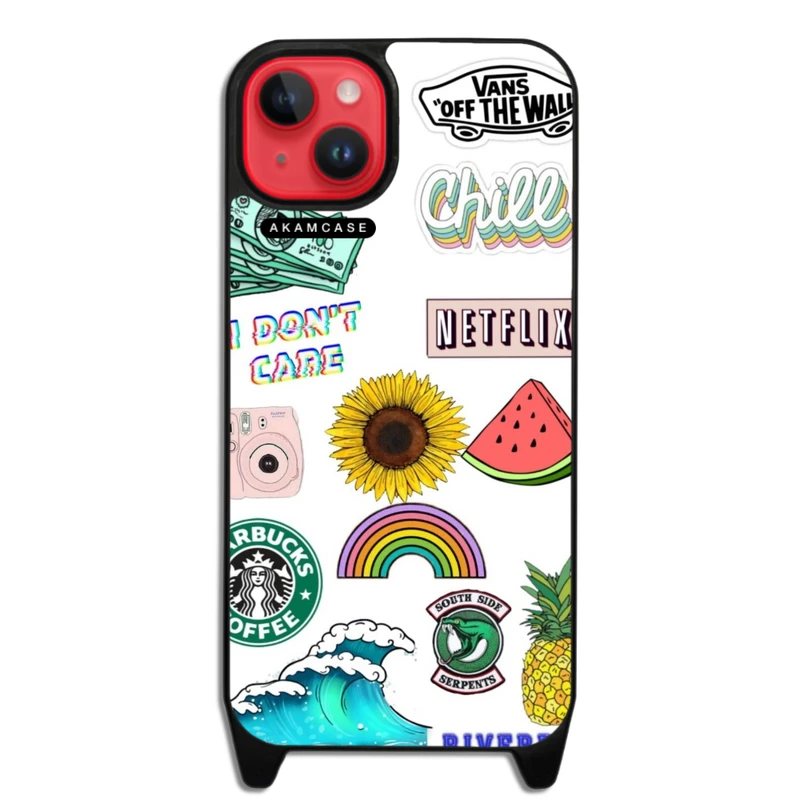 کاور آکام مدل AMCWLA14PLUS-GOOD VIBES14 مناسب برای گوشی موبایل اپل iPhone 14 Plus