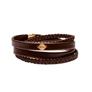 دستبند طلا 18 عیار زنانه الن نار مدل ايلقار