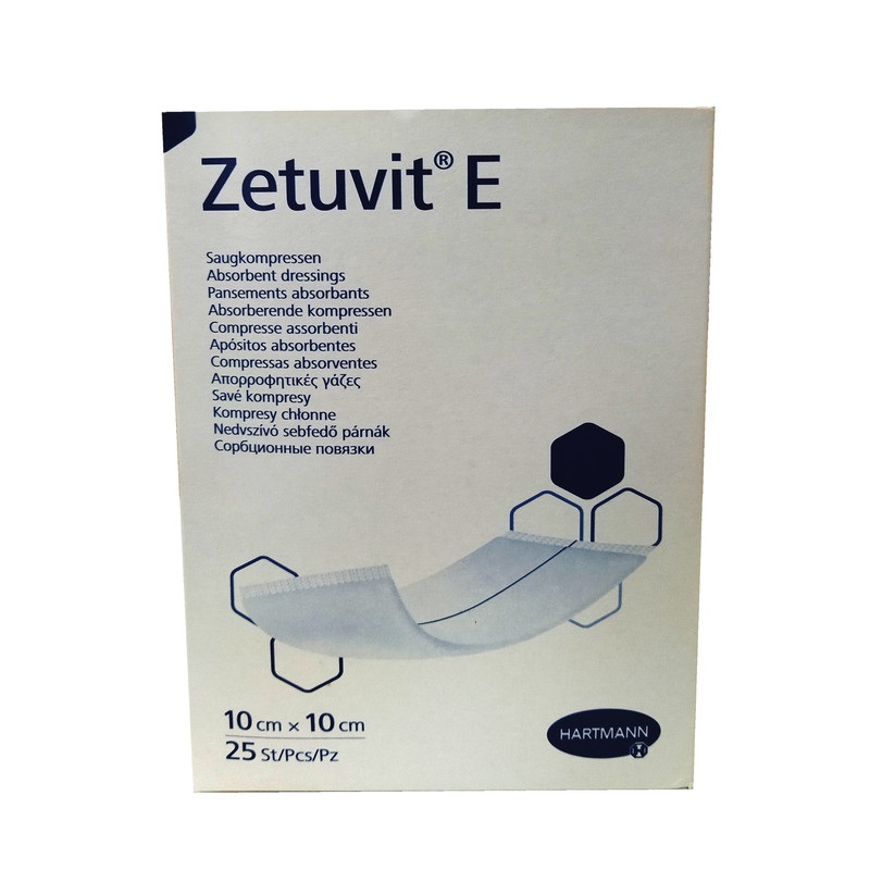 پانسمان هارتمن مدل زتویت  سایز 10x10 بسته 25 عددی