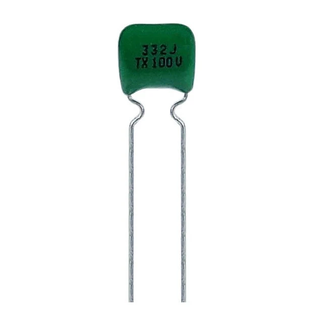خازن 3.3 نانوفاراد 100 ولت مدل 332J/100V بسته 25 عددی