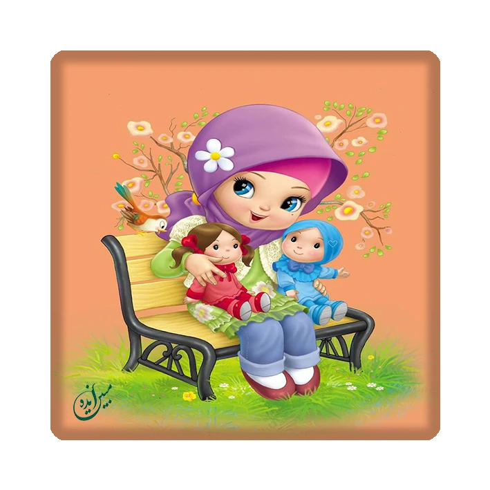 کاشی مبین ایده مدل دخترانه kh10 کد 664