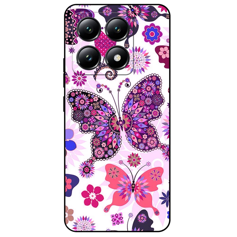 کاور مگافون طرح پروانه مدل 6356 مناسب برای گوشی موبایل شیائومی 14T