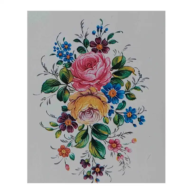 برچسب ترنسفر مدل رز چینی