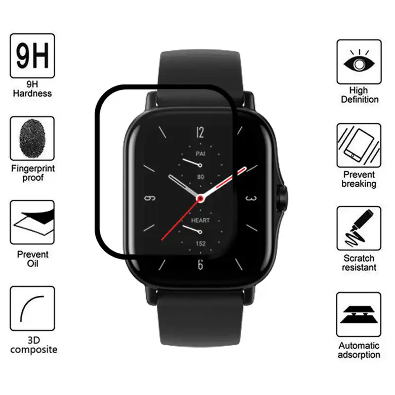 محافظ صفحه نمایش گودزیلا مدل G-PMMA مناسب برای ساعت هوشمند امیزفیت GTS 2e بسته 2 عددی