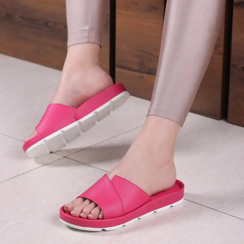 دمپایی زنانه فرنیک مدل ترنم کد 2023 رنگ سرخابی