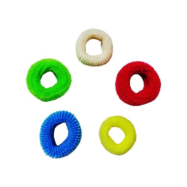 کش مو دخترانه مدل رنگین کمان کد KSH 05 مجموعه 5 عددی