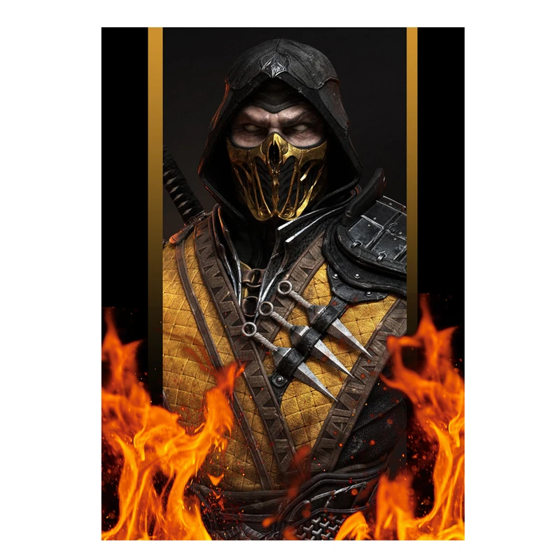 پوستر مدل فانتزی گیم Mortal kombat طرح اسکورپیون