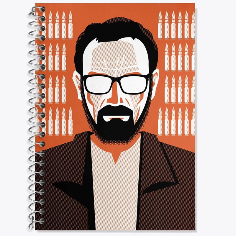 دفتر زبان 50 برگ خندالو مدل سه خط طرح سریال بریکینگ بد Breaking Bad کد 13291