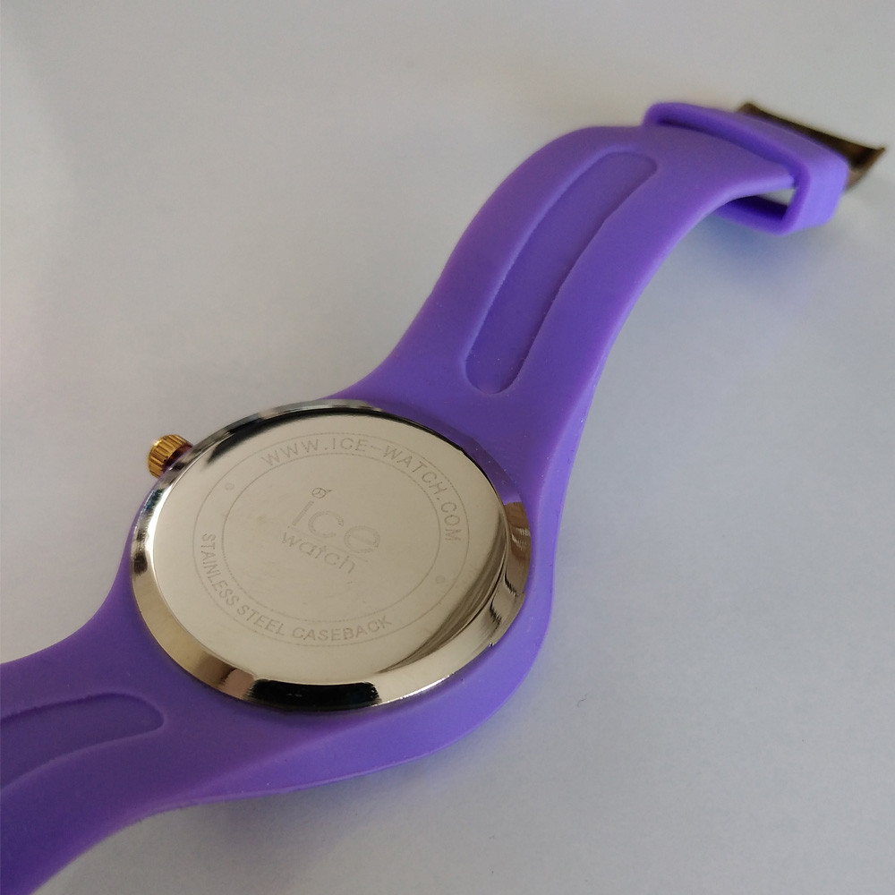 ساعت مچی عقربه ای دخترانه مدل بندسیلیکونی کد 53