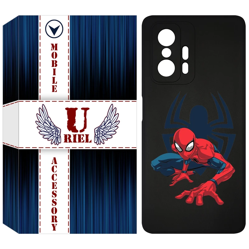 کاور یوریل قاب مدل KSH کد 75 طرح اسپایدرمن مناسب برای گوشی موبایل شیائومی 11T / 11T Pro