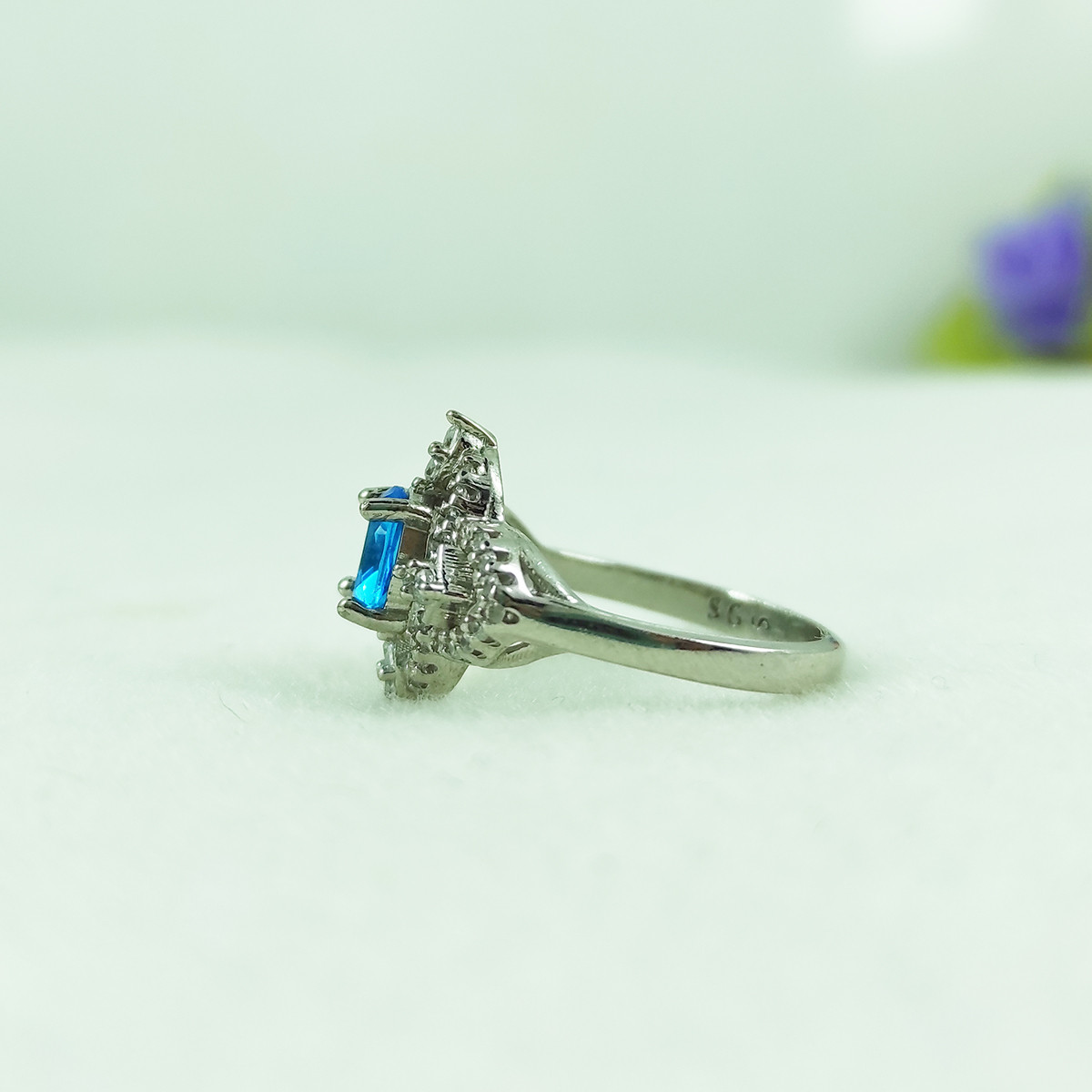 انگشتر نقره زنانه سلین کالا مدل توپاز