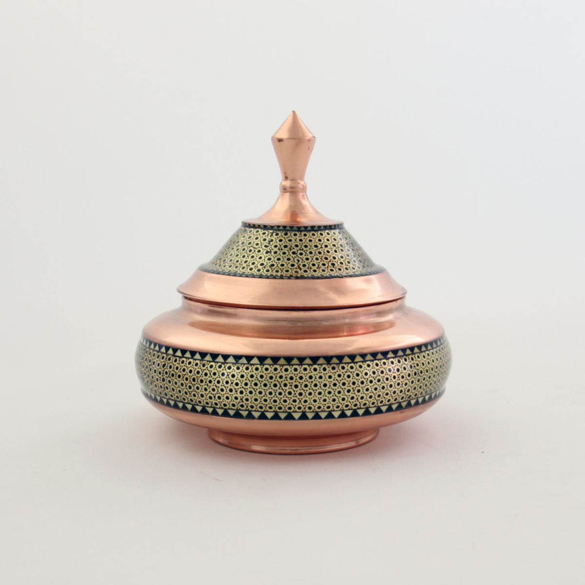 شکلات خوری خاتم کاری مدل سفینه