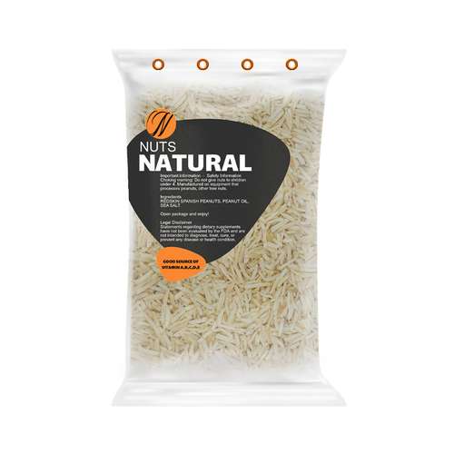 خلال بادام زمینی نچرال - 500 گرم