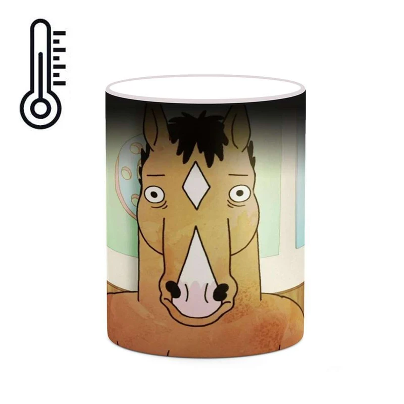 ماگ حرارتی کاکتی مدل کارتون BoJack Horseman کد mgh22340