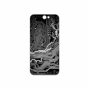 MAHOOT Black Printed Circuit Board Cover Sticker for HTC One A9