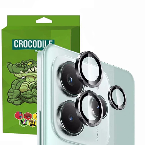 محافظ لنز دوربین کروکودیل مدل رینگی مناسب برای گوشی موبایل شیائومی Redmi Note 14 4G