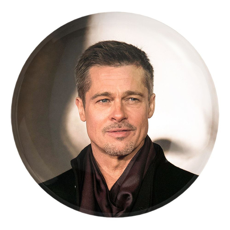 پیکسل خندالو طرح برد پیت Brad Pitt کد 6442 مدل بزرگ