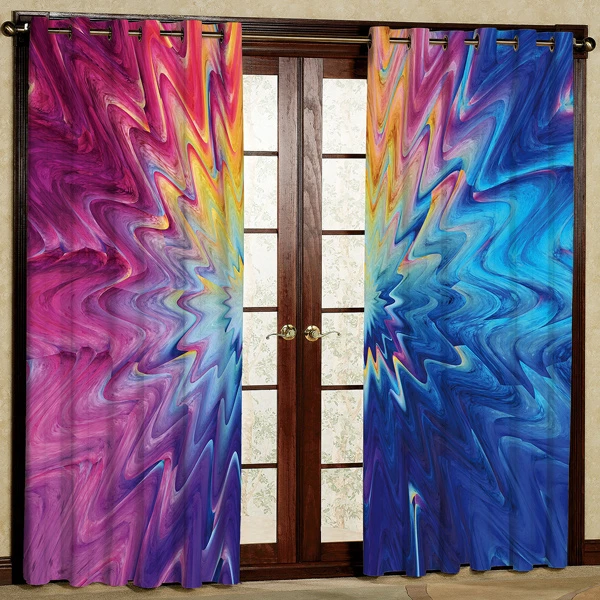 پرده مدل مخمل پانچی کد 6855 سایز 280x140 سانتی متر