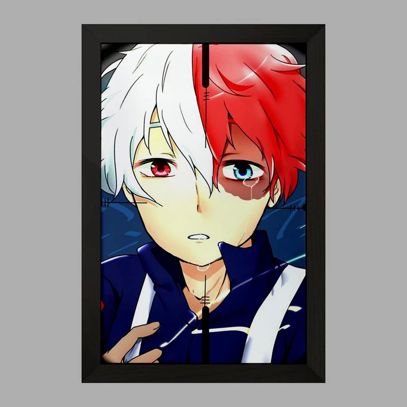 تابلو خندالو مدل شوتو تودوروکی انیمه آکادمی قهرمان من  کد 16156