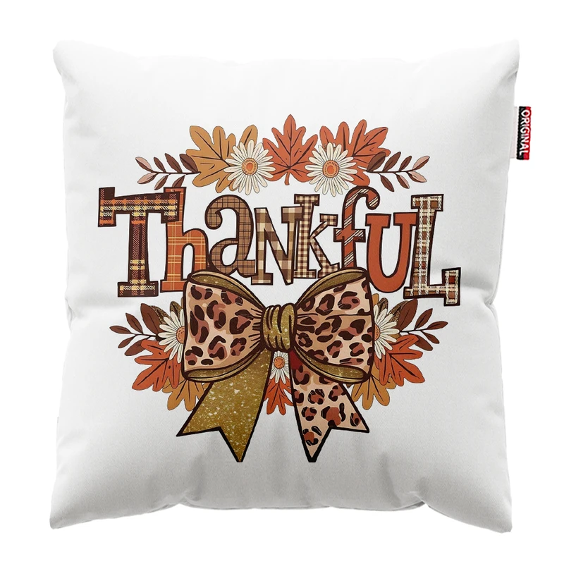 کوسن پاد آفرین مدل پاییز طرح پاپیون کد PK302623 سایز 30*30 سانتی متر 