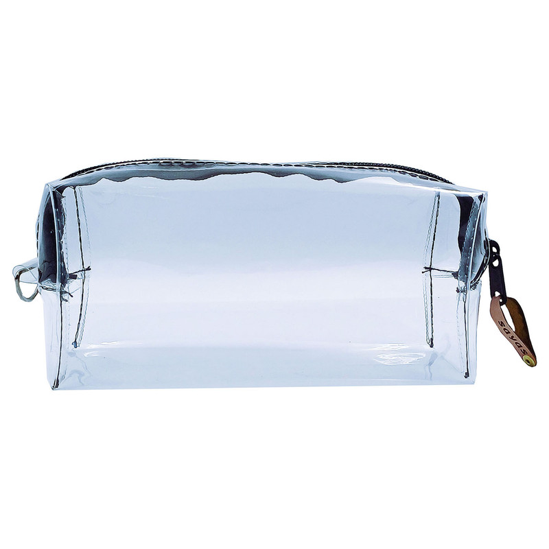کیف لوازم آرایش زنانه مدل شفاف مکعبی sayas M2002 مجموعه 2 عددی