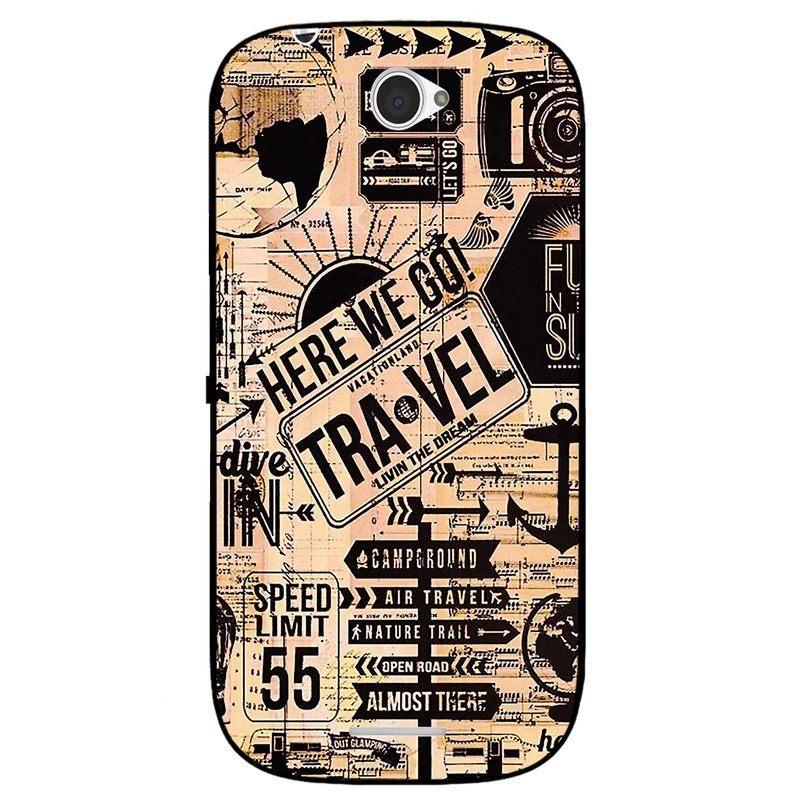 کاور مگافون طرح مسافرت مدل 8098 مناسب برای گوشی موبایل سونی Xperia E4