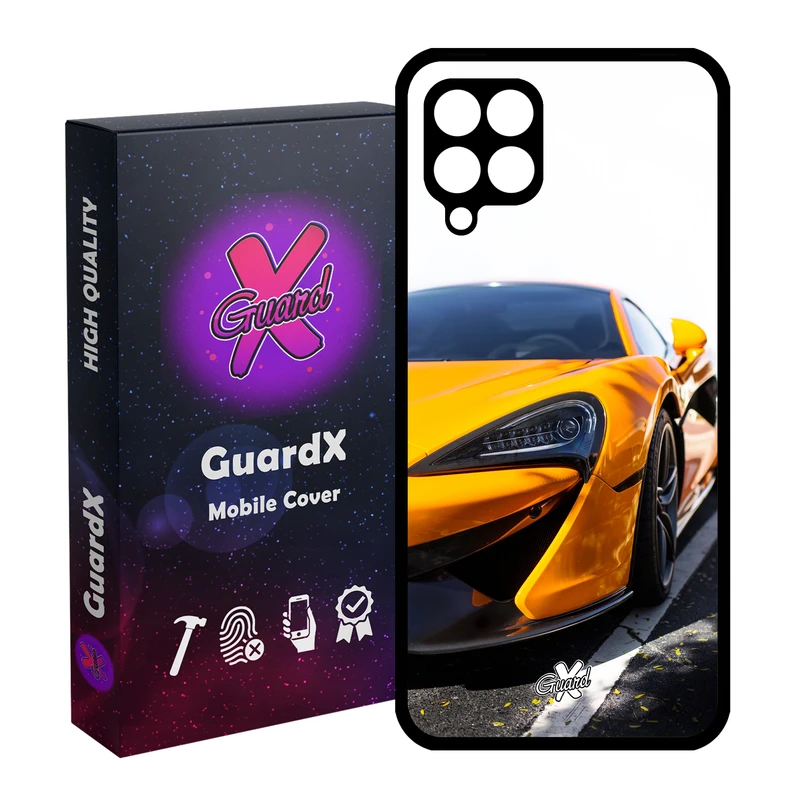 کاور گارد ایکس طرح خودرو مدل Glass10193 مناسب برای گوشی موبایل سامسونگ Galaxy A12