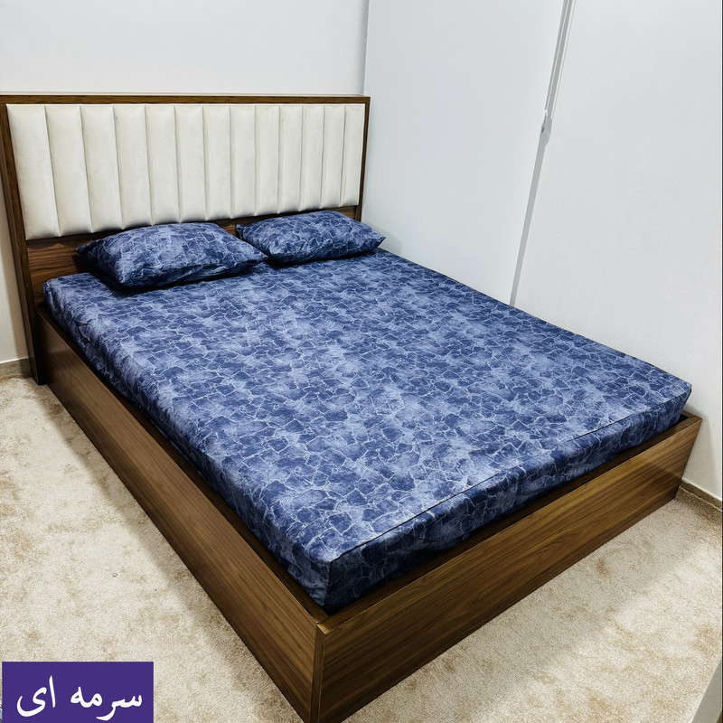 سرویس ملحفه ناتوسا مدل رویال کد 180 دو نفره سه تکه
