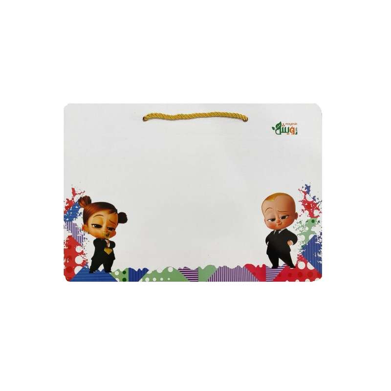 تخته وایت برد رویش مدل m.d.f طرح بچه رئیس کد 007 سایز 24x34 سانتی متر