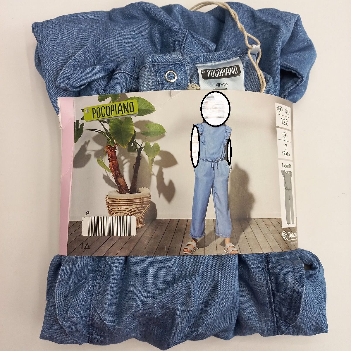 سرهمی جین دخترانه پوکو پیانو مدل 15938949 - - 7