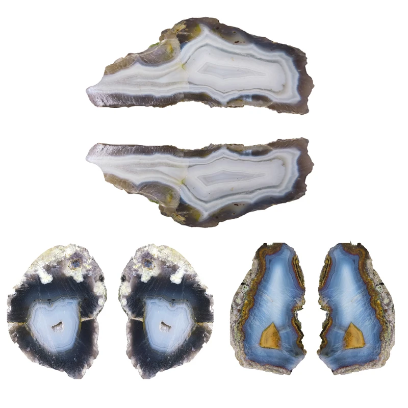 سنگ راف عقیق مدل agrta 2 مجموعه 6 عددی