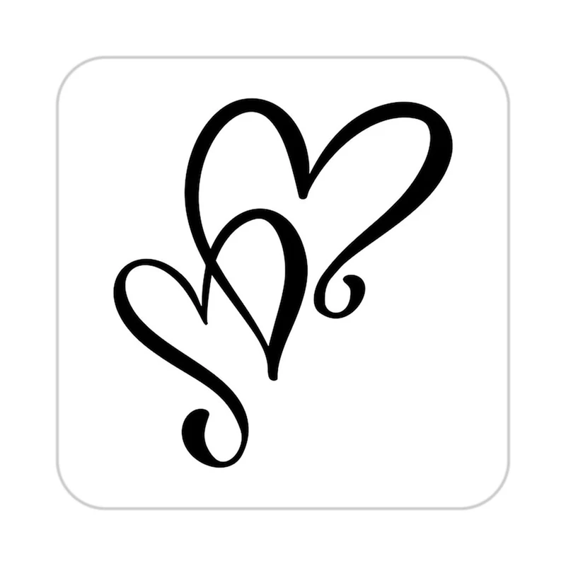 زیر لیوانی کاکتی طرح عاشقانه مدل mp36627