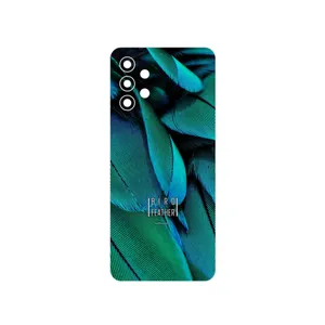 MAHOOT Green Feather Cover Sticker for Samsung Galaxy A32