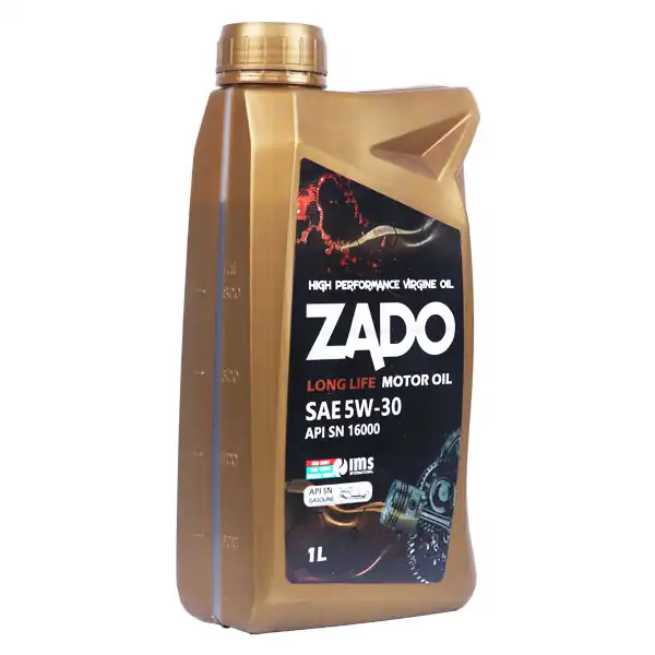 روغن موتور خودرو زادو مدل SAE 5W30-SN-16000 حجم 1 لیتر