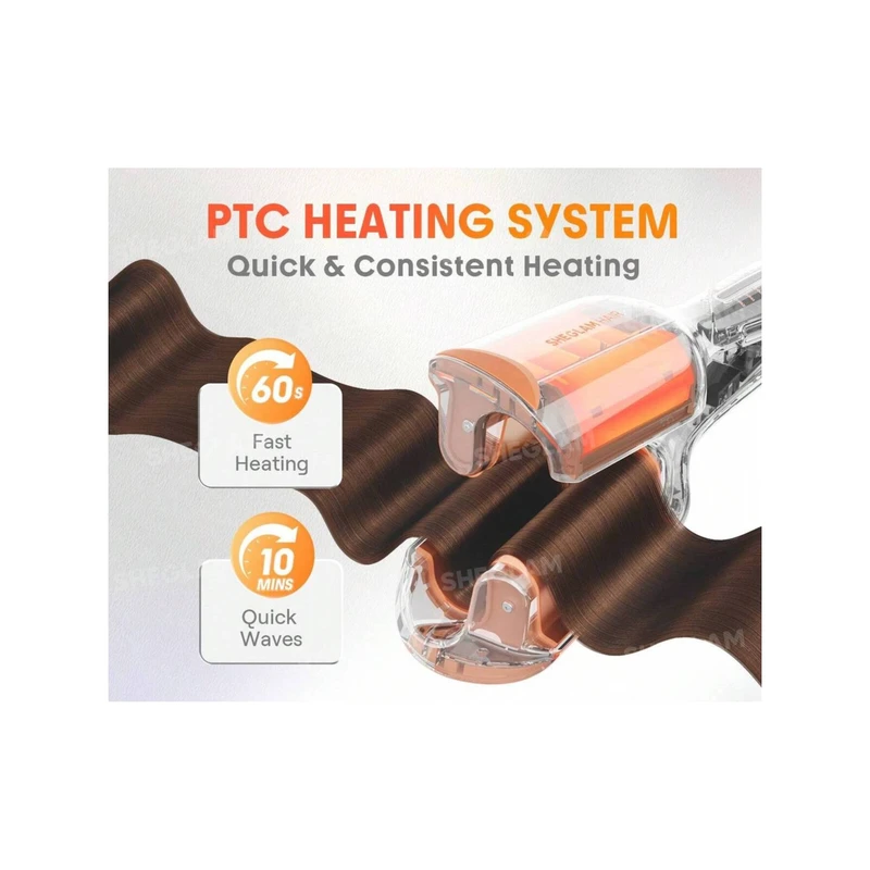 عکس شماره 2 : اتو مو شیگلم مدل beach babe