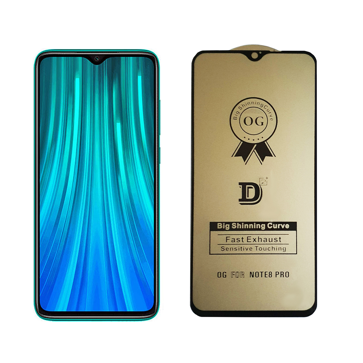 محافظ صفحه نمایش مدل D2P_pl5 مناسب برای گوشی موبایل شیائومی Redmi Note 8 Pro