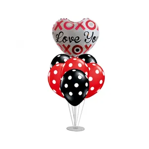 بادکنک سورتک مدل Love مجموعه 7 عددی به همراه استند بادکنک