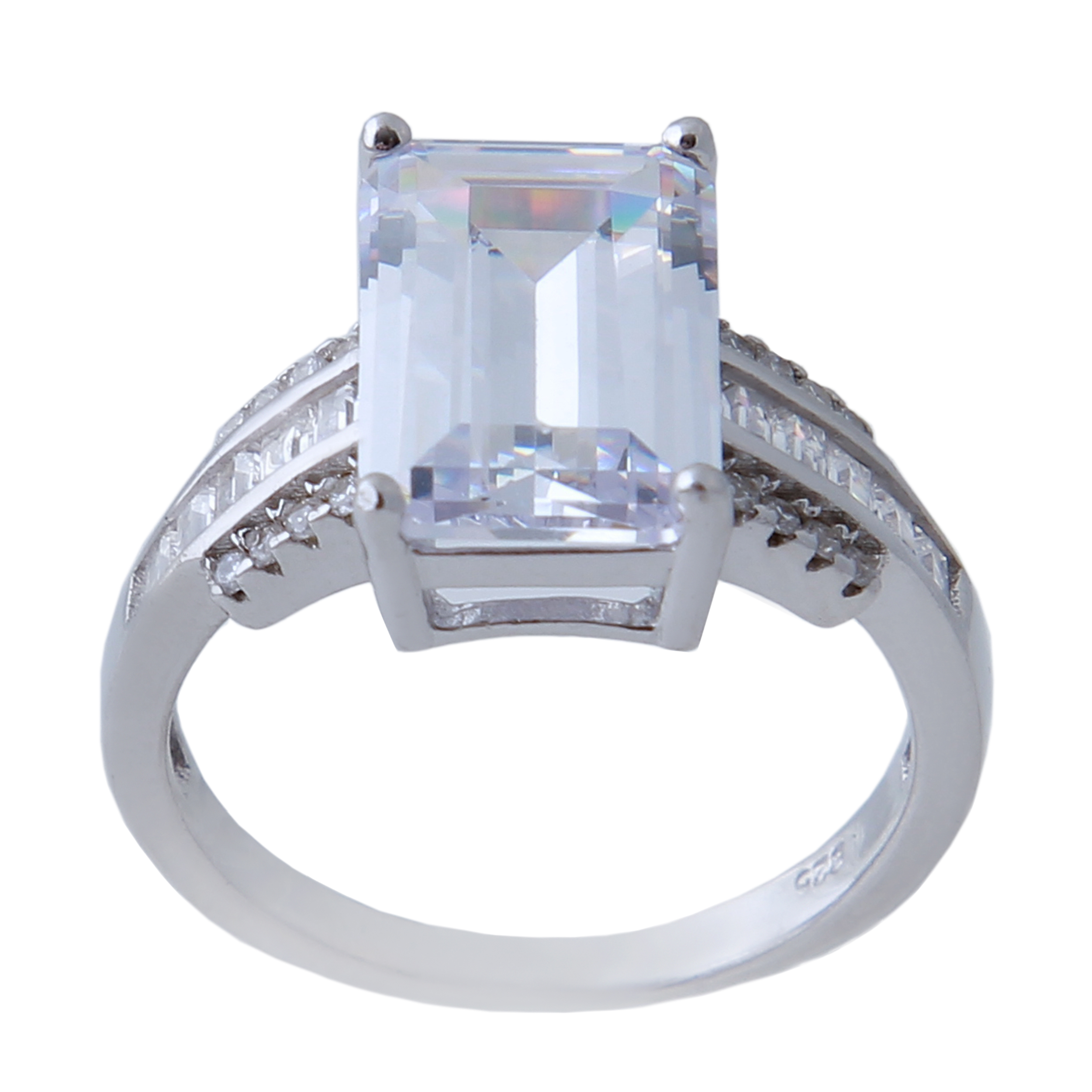  انگشتر نقره زنانه بازرگانی میلادی کد AWR_590