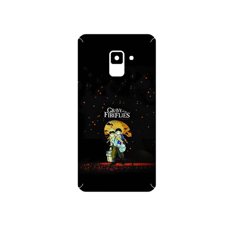 برچسب پوششی ماهوت مدل Grave of the Fireflies مناسب برای گوشی موبایل سامسونگ Galaxy A8 2018