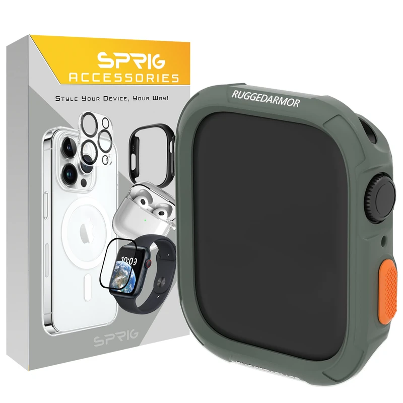 کاور اسپریگ مدل Rugged Armor مناسب برای اپل واچ سری 11 سایز 46mm