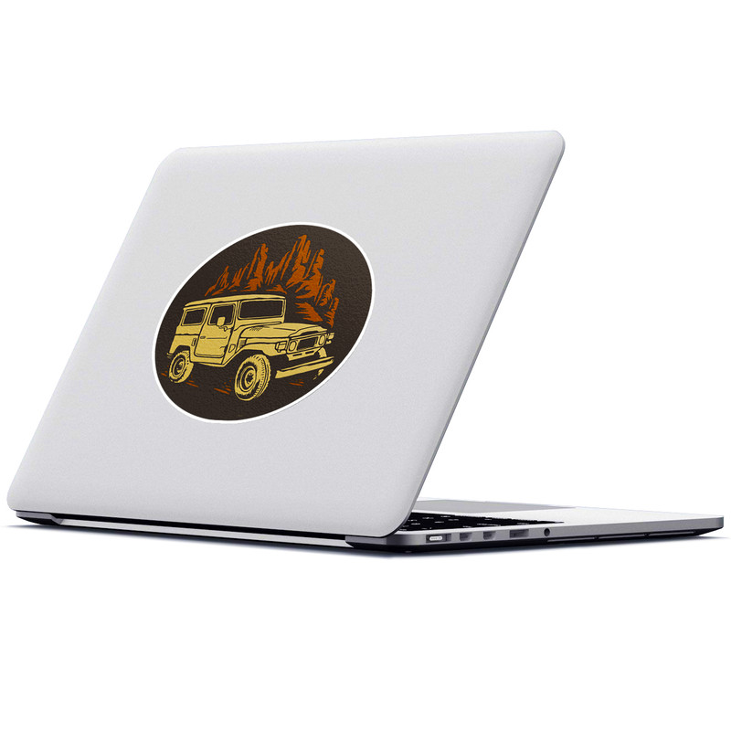استیکر لپ تاپ ماسا دیزاین طرح OFF ROAD مدل STK948