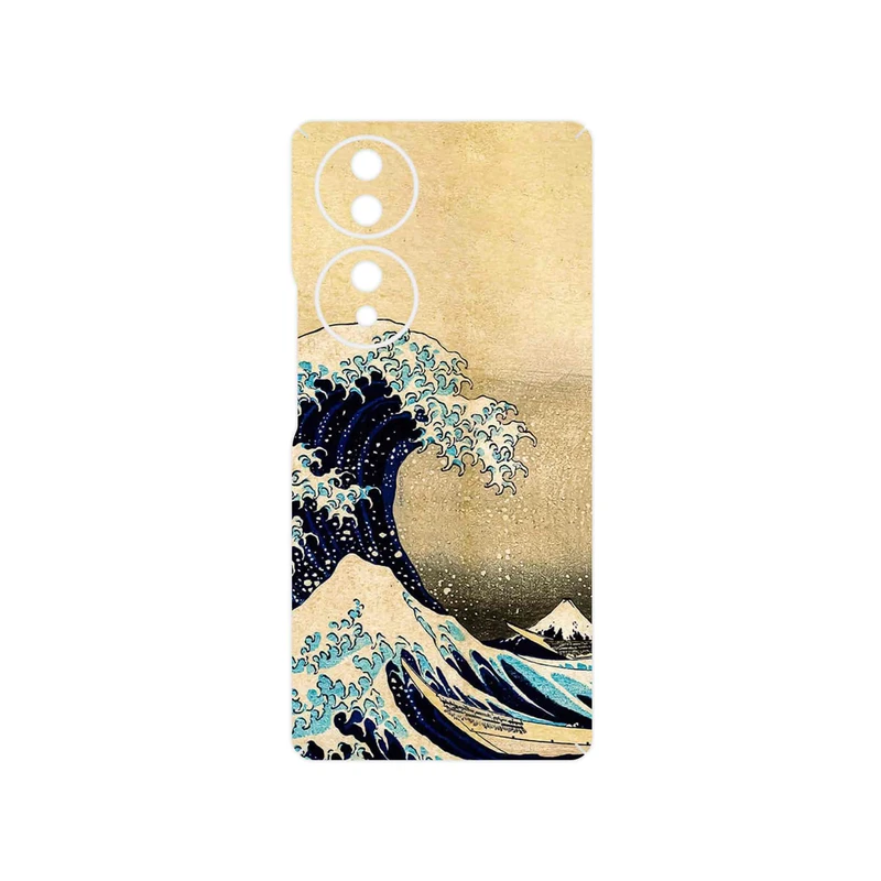 برچسب پوششی ماهوت مدل The Great Wave off Kanagawa of Hokusai مناسب برای گوشی موبایل آنر 70
