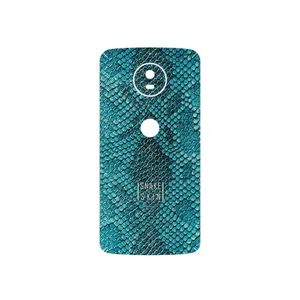MAHOOT Blue Snake Skin Cover Sticker for Motorola Moto G5S