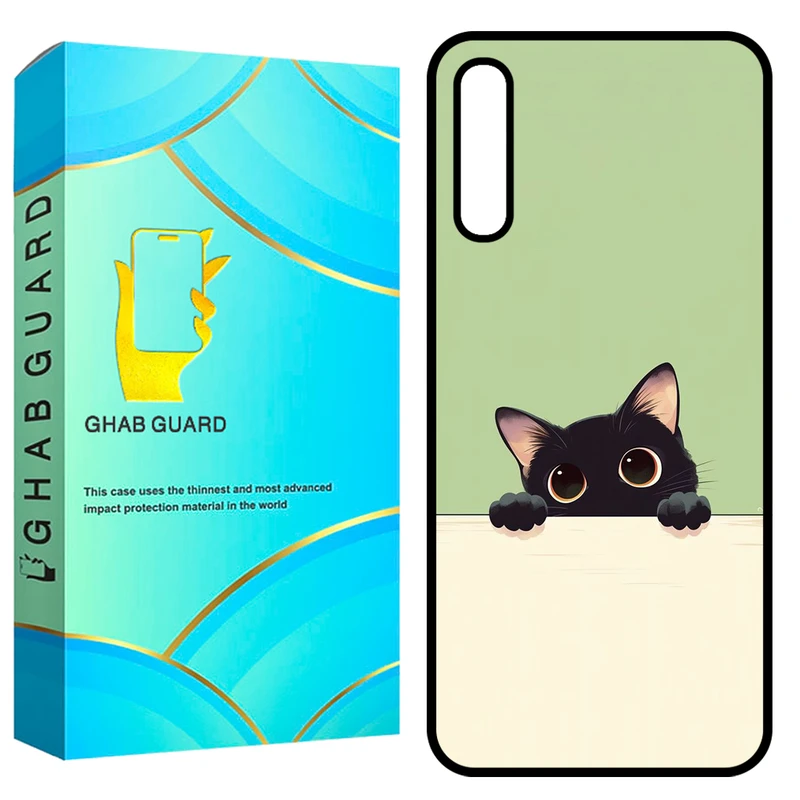  کاور قاب گارد طرح گربه مدل GCHPA50 مناسب برای گوشی موبایل سامسونگ Galaxy A50 / A50s / A30s